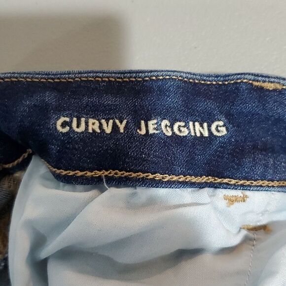 𝅺american eagle next level stretch 30x29 size 8 curvy jeggings - Picture 7 of 8